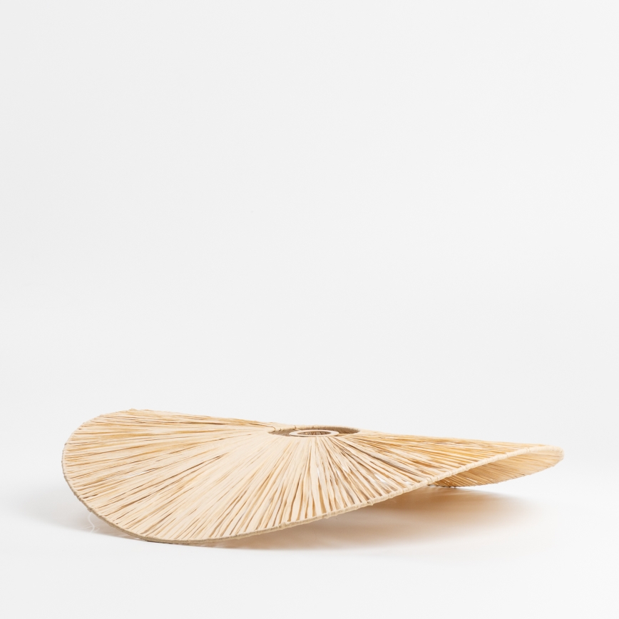 Brilagi - LED-pinnalle asennettava kattokruunu CERIA BOHO 1xE27/40W/230V Ø 60 cm raffia/tammi