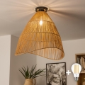 BRILAGI - LED-pinta-asennettava kattokruunu CERIA BOHO 1xE27/40W/230V halkaisija 70 cm ruskea