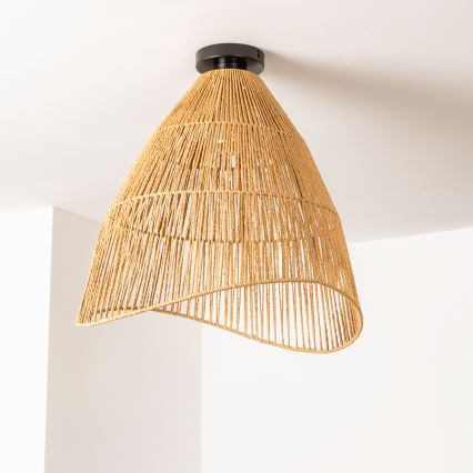 Brilagi - LED-pinta-asennettava kattokruunu CERIA BOHO 1xE27/40W/230V halkaisija 70 cm ruskea