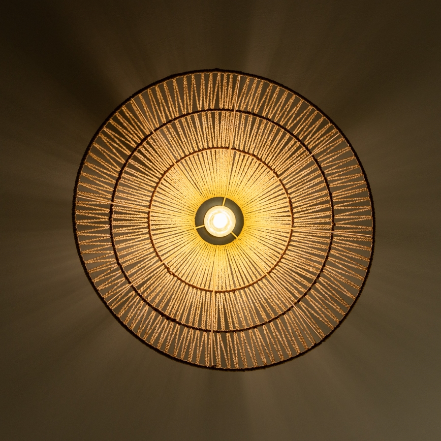 Brilagi - LED-pinta-asennettava kattokruunu CERIA BOHO 1xE27/40W/230V halkaisija 70 cm ruskea