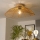 Brilagi - LED-pinta-asennettava kattokruunu CERIA BOHO 1xE27/40W/230V halkaisija 70 cm ruskea/tammi