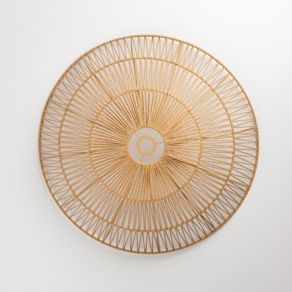 Brilagi - LED-pinta-asennettava kattokruunu CERIA BOHO 1xE27/40W/230V halkaisija 70 cm ruskea/tammi