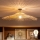 Brilagi - LED-pinta-asennettava kattokruunu CERIA BOHO 1xE27/60W/230V halkaisija 100 cm musta/beige