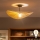 Brilagi - LED-pinta-asennettava kattokruunu CERIA BOHO 1xE27/60W/230V halkaisija 60 cm musta/beige