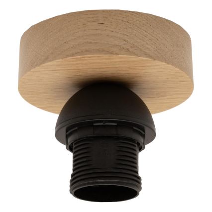 Brilagi - LED-pinta-asennettava kattokruunu CERIA WIRE 1xE27/40W/230V 40x56 cm pronssi/tammi