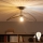Brilagi - LED pinta-asennettava kattokruunu CERIA WIRE 1xE27/60W/230V 40x56 cm musta/pronssi