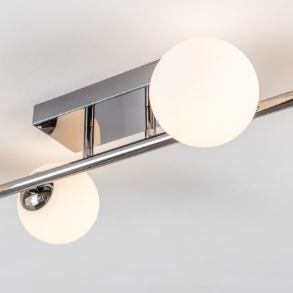 Brilagi - LED pinta-asennettava kattokruunu MILLA 4xG9/3W/230V musta kromi/valkoinen