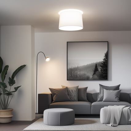 Brilagi - LED-pinta-asennettava kattovalaisin CERIA 1xE27/40W/230V, halkaisija 45 cm, valkoinen