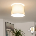 Brilagi - LED-pinta-asennettava kattovalaisin CERIA 1xE27/40W/230V Ø 30 cm beige