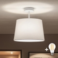 Brilagi - LED-pinta-asennettava kattovalaisin CERIA 1xE27/60W/230V halkaisija 30 cm valkoinen