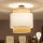 Brilagi - LED pinta-asennettava kattovalaisin CERIA 1xE27/60W/230V, halkaisija 40 cm, musta/beige/valkoinen