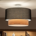 Brilagi - LED pinta-asennettava kattovalaisin CERIA 1xE27/60W/230V halkaisija 50 cm valkoinen/musta/beige