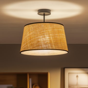 Brilagi - LED-pinta-asennettava kattovalaisin CERIA 1xE27/60W/230V Ø 35 cm musta/beige