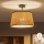 Brilagi - LED-pinta-asennettava kattovalaisin CERIA 1xE27/60W/230V Ø 35 cm musta/beige