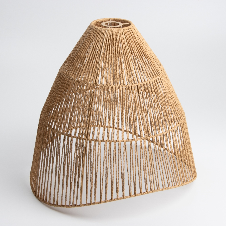 Brilagi - LED-pinta-asennettava kattovalaisin CERIA BOHO 1xE27/40W/230V halkaisija 50 cm ruskea/tammi