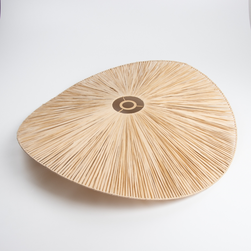 Brilagi - LED-pinta-asennettava kattovalaisin CERIA BOHO 1xE27/40W/230V, halkaisija 80 cm, rafia
