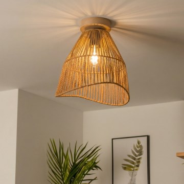 Brilagi - LED pinta-asennettava kattovalaisin CERIA BOHO 1xE27/40W/230V Ø 30 cm ruskea/tammi
