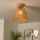 Brilagi - LED pinta-asennettava kattovalaisin CERIA BOHO 1xE27/40W/230V Ø 30 cm ruskea/tammi