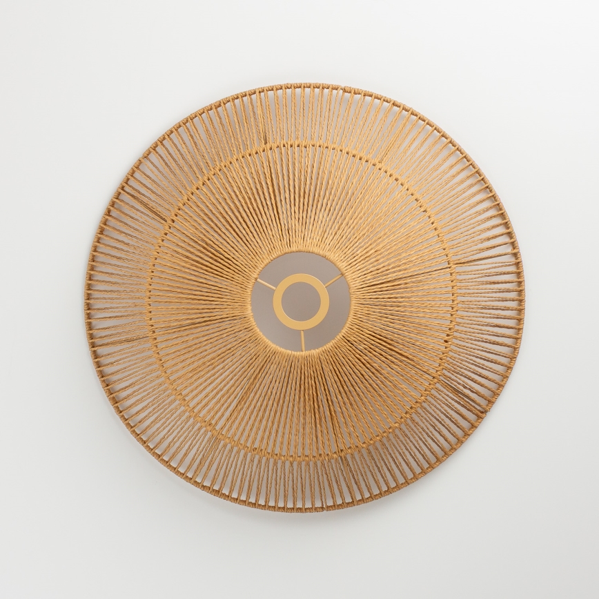 Brilagi - LED-pinta-asennettava kattovalaisin CERIA BOHO 1xE27/40W/230V Ø 50 cm ruskea