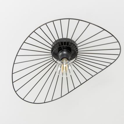 Brilagi - LED-pinta-asennettava kattovalaisin CERIA WIRE 1xE27/40W/230V 40x56 cm musta