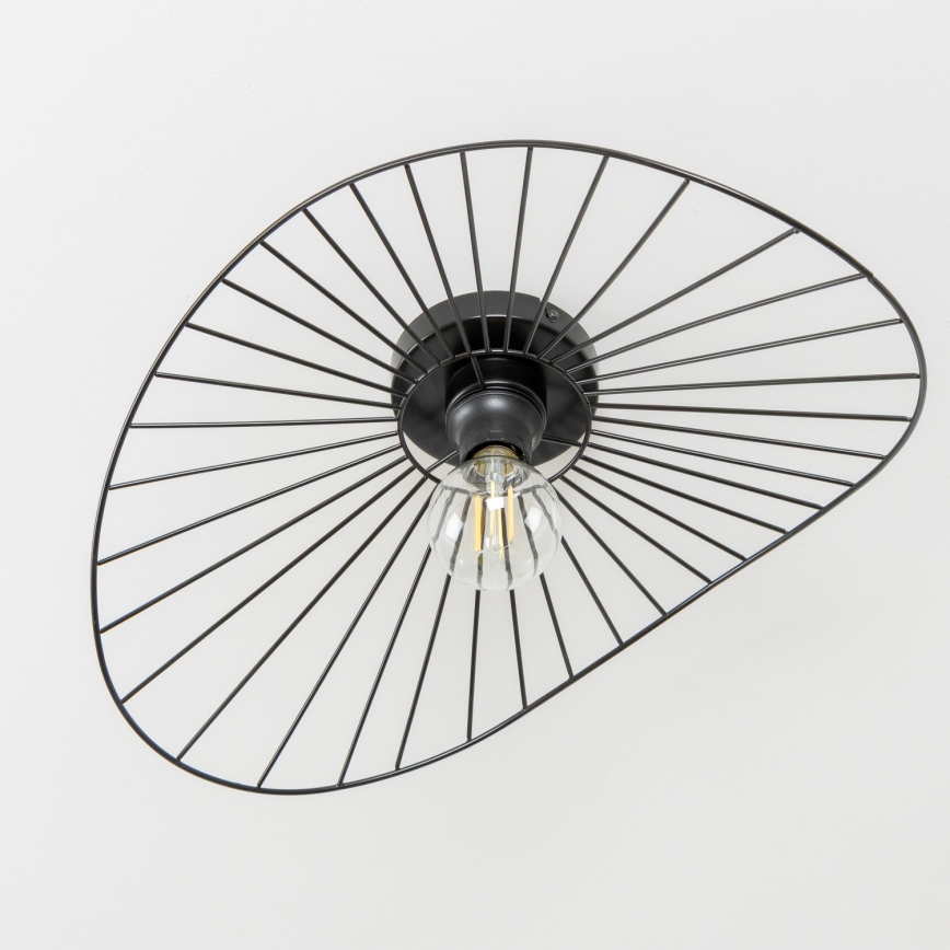 Brilagi - LED-pinta-asennettava kattovalaisin CERIA WIRE 1xE27/40W/230V 40x56 cm musta
