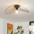 Brilagi - LED-pinta-asennettava kattovalaisin CERIA WIRE 1xE27/40W/230V 40x56 cm pronssi