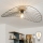 Brilagi - LED-pinta-asennettava kattovalaisin CERIA WIRE 1xE27/40W/230V 60x80 cm musta/tammi