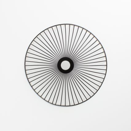 Brilagi - LED-pinta-asennettava kattovalaisin CERIA WIRE 1xE27/40W/230V, halkaisija 38 cm, musta