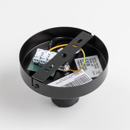 Brilagi - LED-pinta-asennettava kattovalaisin CERIA WIRE 1xE27/40W/230V, halkaisija 38 cm, musta