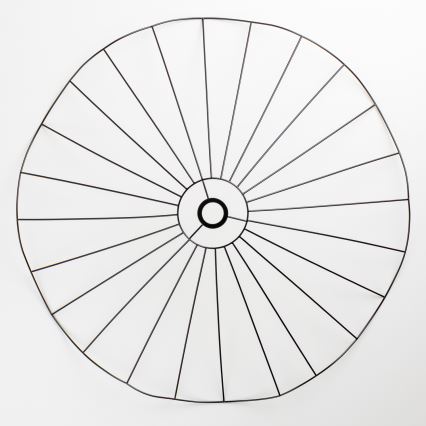 Brilagi - LED-pinta-asennettava kattovalaisin CERIA WIRE 1xE27/40W/230V Ø 80 cm musta/tammi