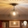 Brilagi - LED-pinta-asennettava kattovalaisin CERIA WIRE 1xE27/60W/230V Ø 30 cm musta