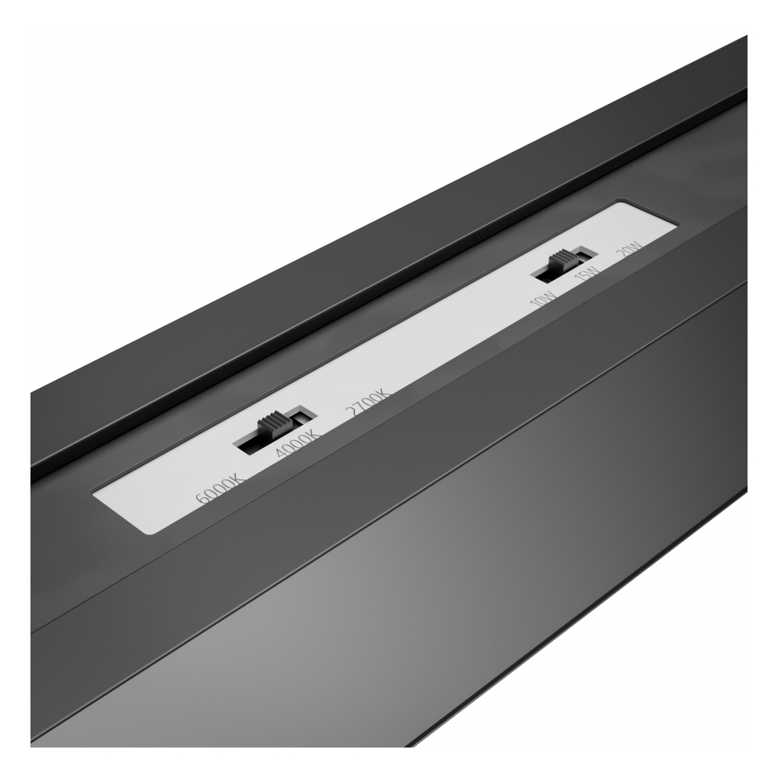 Brilagi - LED pintakiinnitteinen kattovalaisin FULLDAY LED/10/15/20W/230V 2700/4000/6000K 60 cm musta