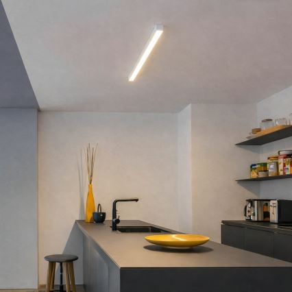 Brilagi - LED-pinta-asennettava kattovalaisin FULLDAY LED/10/15/20W/230V 2700/4000/6000K 60 cm valkoinen