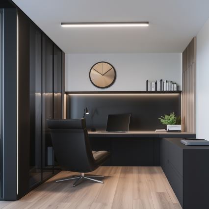 Brilagi - FULLDAY LED pinnalle asennettava kattovalaisin 30/40/50W/230V 2700/4000/6000K 150 cm UGR19 musta