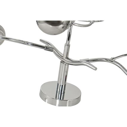 Brilagi - LED-pinta-asennettava kattovalaisin MISTEL 9xG9/3W/230V musta kromi/savunvärinen