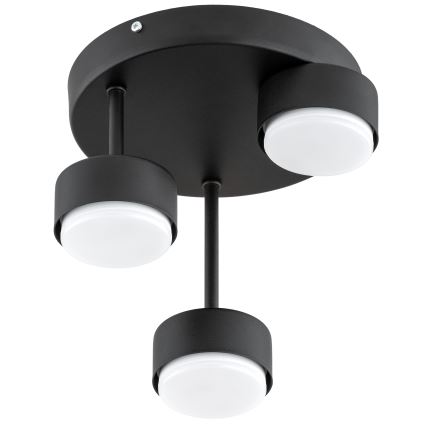 Brilagi - LED pinta-asennettava kattovalaisin MONO 3xGX53/30W/230V musta