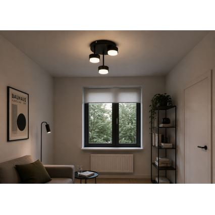 Brilagi - LED pinta-asennettava kattovalaisin MONO 3xGX53/30W/230V musta