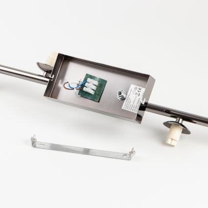 Brilagi - LED pinta-asennettu kattokruunu MILLA 4xG9/3W/230V musta kromi/savunvärinen