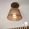 Brilagi - LED Pinta kattovalaisin ANTHONY 1xE14/60W/230V tammi-pähkinä/ruskea