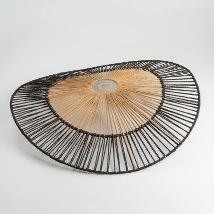 Brilagi - LED-pintakattovalaisin CERIA BOHO 1xE27/60W/230V Ø 80 cm musta/ruskea/musta
