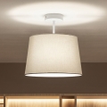 Brilagi - LED-pintakiinnitteinen kattavalaisin CERIA, 1x E27/60W/230V, halkaisija 30 cm, valkoinen/harmaa