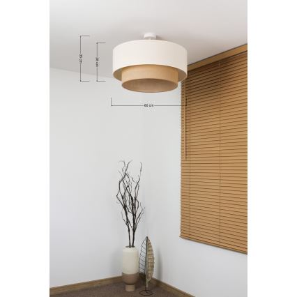 Brilagi - LED-pintakiinnitteinen kattokruunu BOHO-tyyli 3xE27/15W/230V halkaisija 60 cm