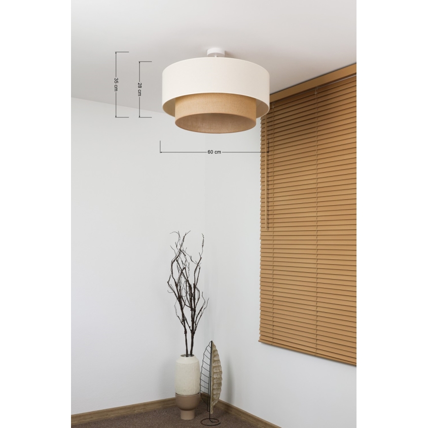 Brilagi - LED-pintakiinnitteinen kattokruunu BOHO-tyyli 3xE27/15W/230V halkaisija 60 cm