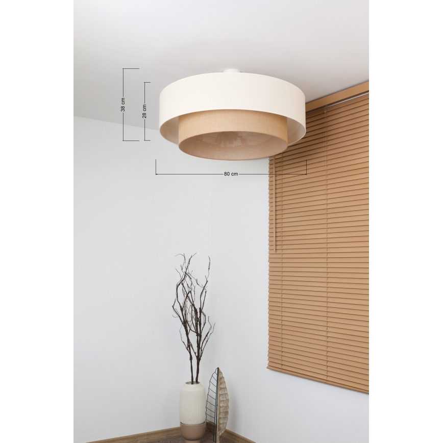 Brilagi - LED-pintakiinnitteinen kattokruunu BOHO-tyyli 3xE27/15W/230V halkaisija 80 cm