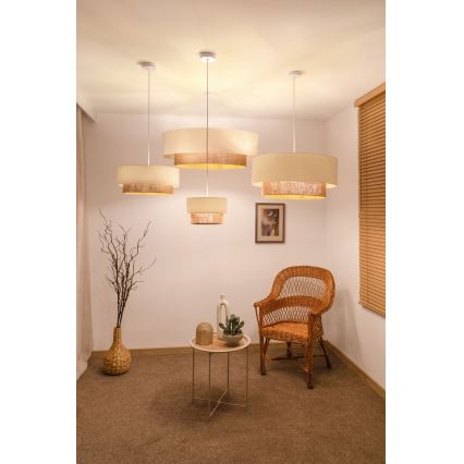 Brilagi - LED-pintakiinnitteinen kattokruunu BOHO-tyyli 3xE27/15W/230V halkaisija 80 cm