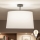Brilagi - LED-pintakiinnitteinen kattokruunu CERIA 1xE27/60W/230V halkaisija 45 cm musta/valkoinen