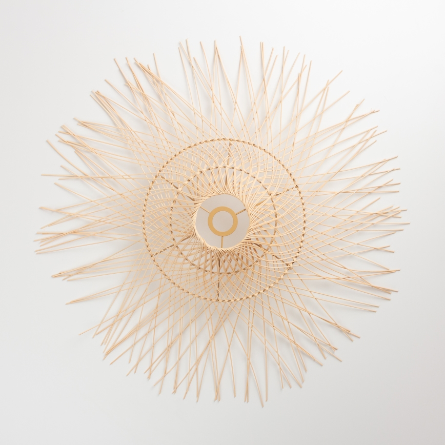 Brilagi - LED-pintakiinnitteinen kattokruunu CERIA BOHO 1xE27/40W/230V halkaisija 100 cm bambu/tammi