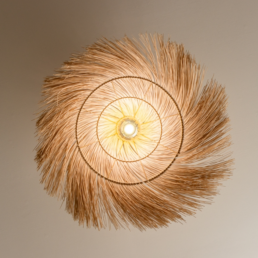 Brilagi - LED-pintakiinnitteinen kattokruunu CERIA BOHO 1xE27/40W/230V, halkaisija 100 cm, rottinki