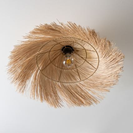 Brilagi - LED-pintakiinnitteinen kattokruunu CERIA BOHO 1xE27/40W/230V, halkaisija 100 cm, rottinki