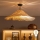 Brilagi - LED-pintakiinnitteinen kattokruunu CERIA BOHO 1xE27/60W/230V halkaisija 70 cm musta/beige